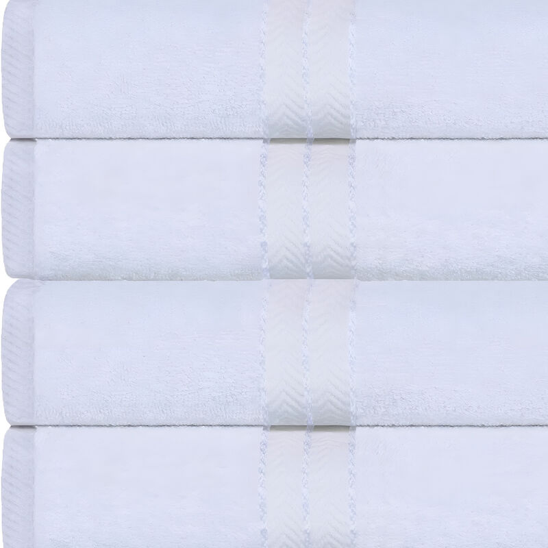 Plush Cotton Bath Towels 4-Piece Set for Bathroom and Spa image number 2