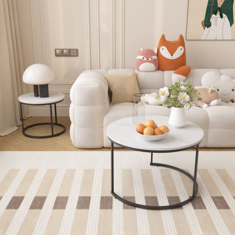 Winpis 2-Piece Nesting Coffee Table Set image number 3