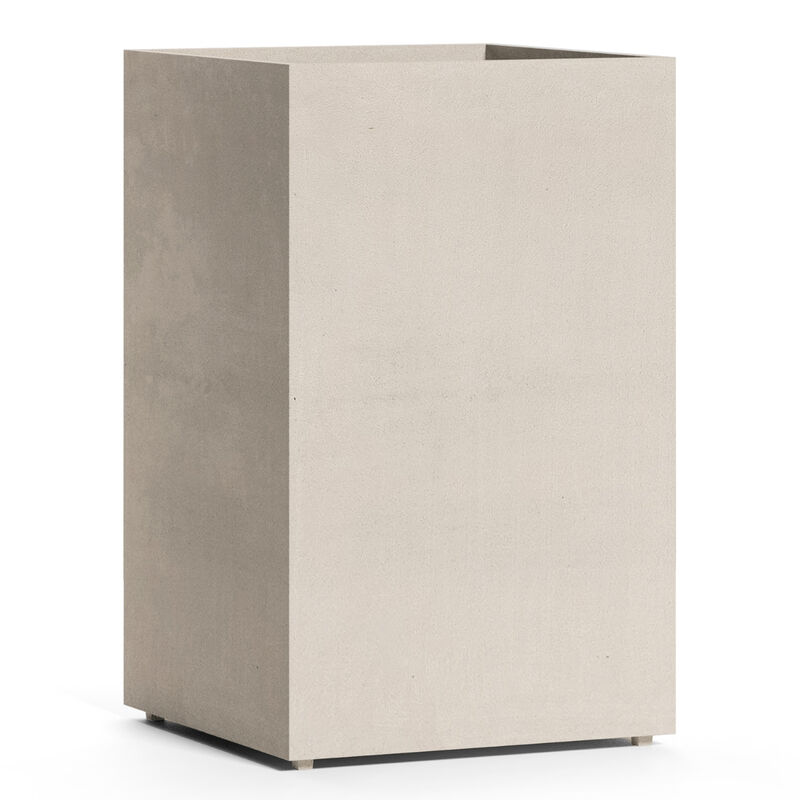 COSAPOTS Reglito Tall Square Planter &ndash; Fiberglass Indoor/Outdoor and Weather-Resistant Large Planter.