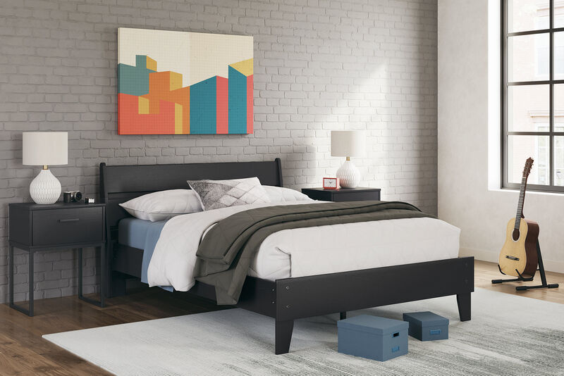 Socalle Full Panel Platform Bed image number 1