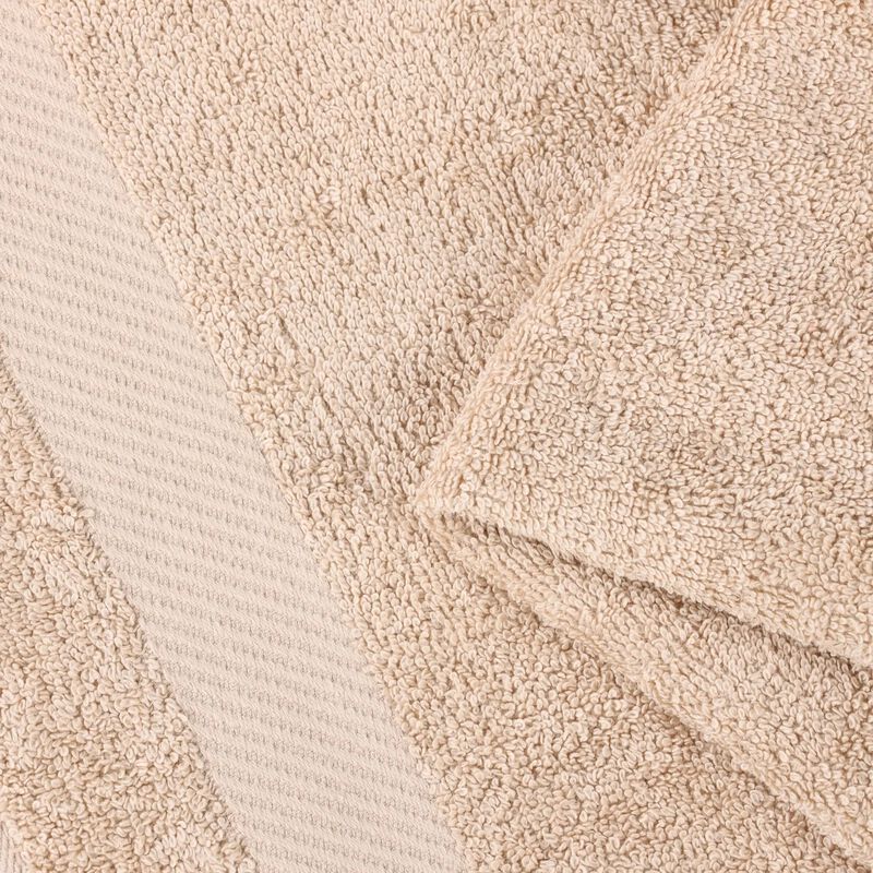 2-Piece Egyptian Cotton Bath Sheet Set &ndash; Luxury Soft & Thick Towels with Border image number 2