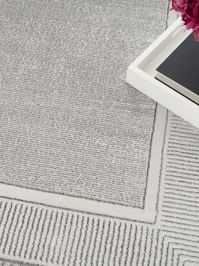 Glitz GLZ07 Silver 7'10" x 9'10" Rug