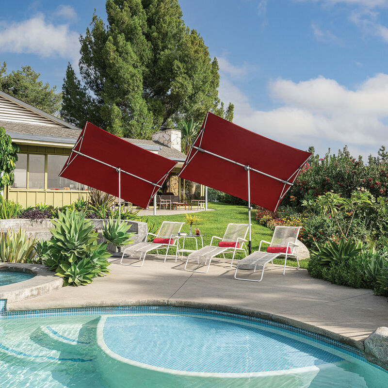 aluminum frame patio umbrella Kozyard Butterfly 15' Outdoor Double-Sided Crank Base – Kozyard LLC About this item Base Included Aok Garden 10x6.5FT Rectangular Patio