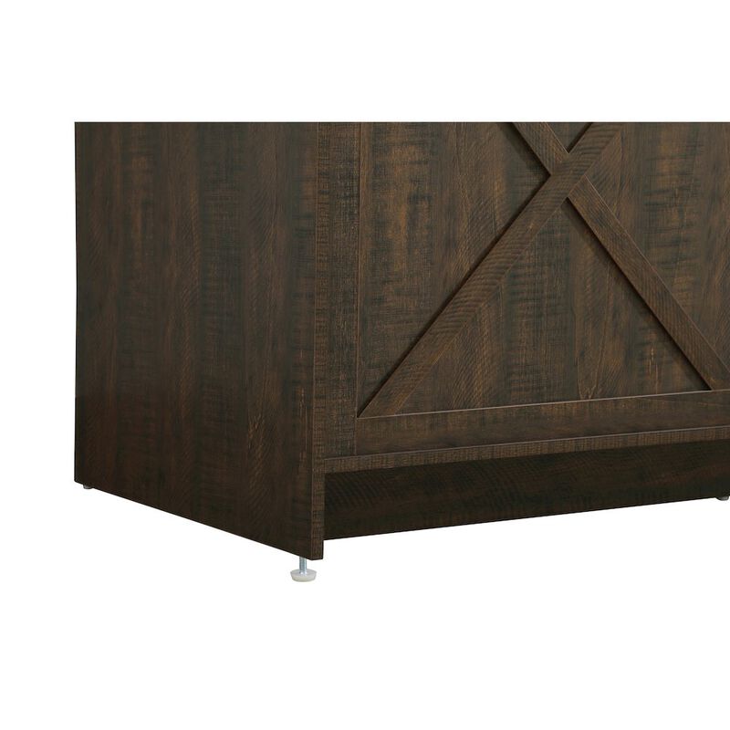 Elegant Kitchen and Bath Austin 72 Inch Double Bathroom Vanity In Expresso