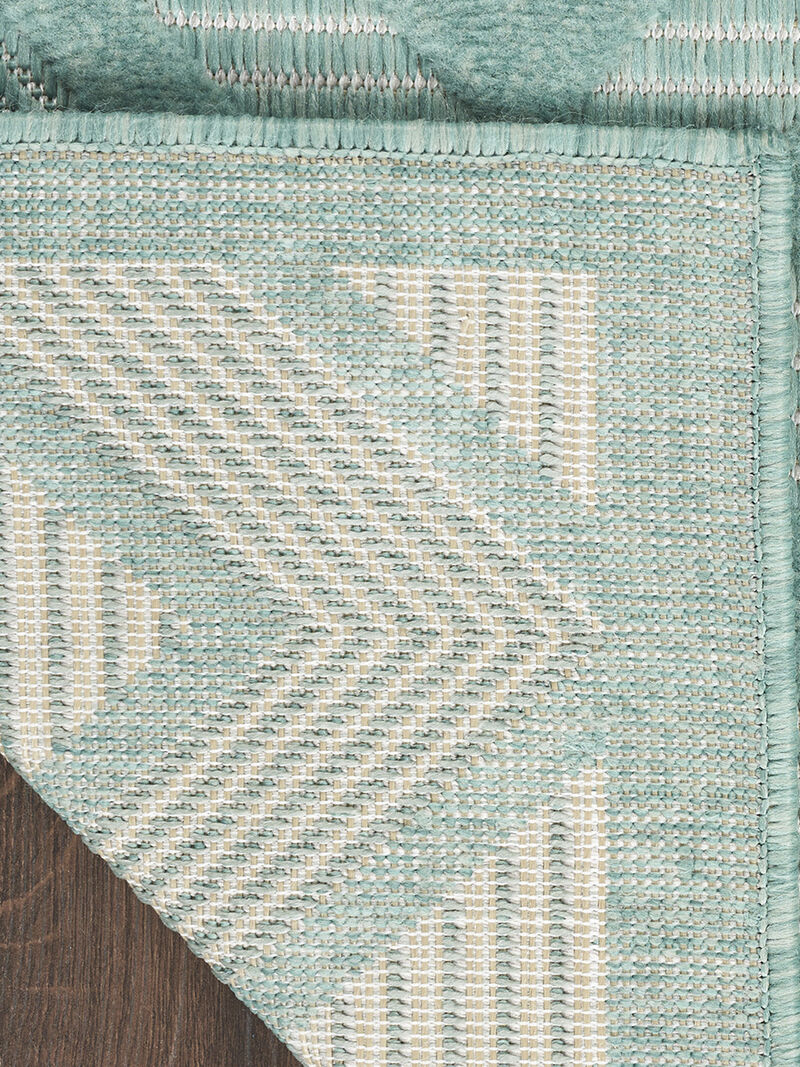 Versatile NRV01 Aqua/Teal 2' x 4' Rug image number 1