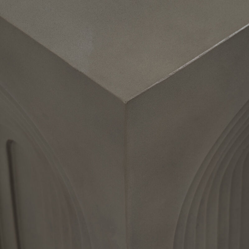 Concrete Arches Square Accent Table image number 3