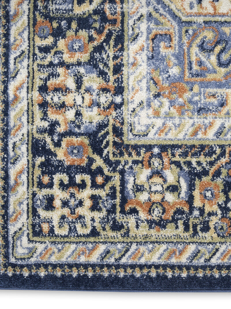 Nourison Essentials Persian NRE07 Navy 4' x 6' Rug