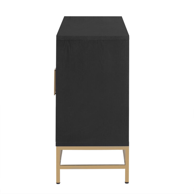 Merax Retro Style Sideboard with Adjustable Shelves