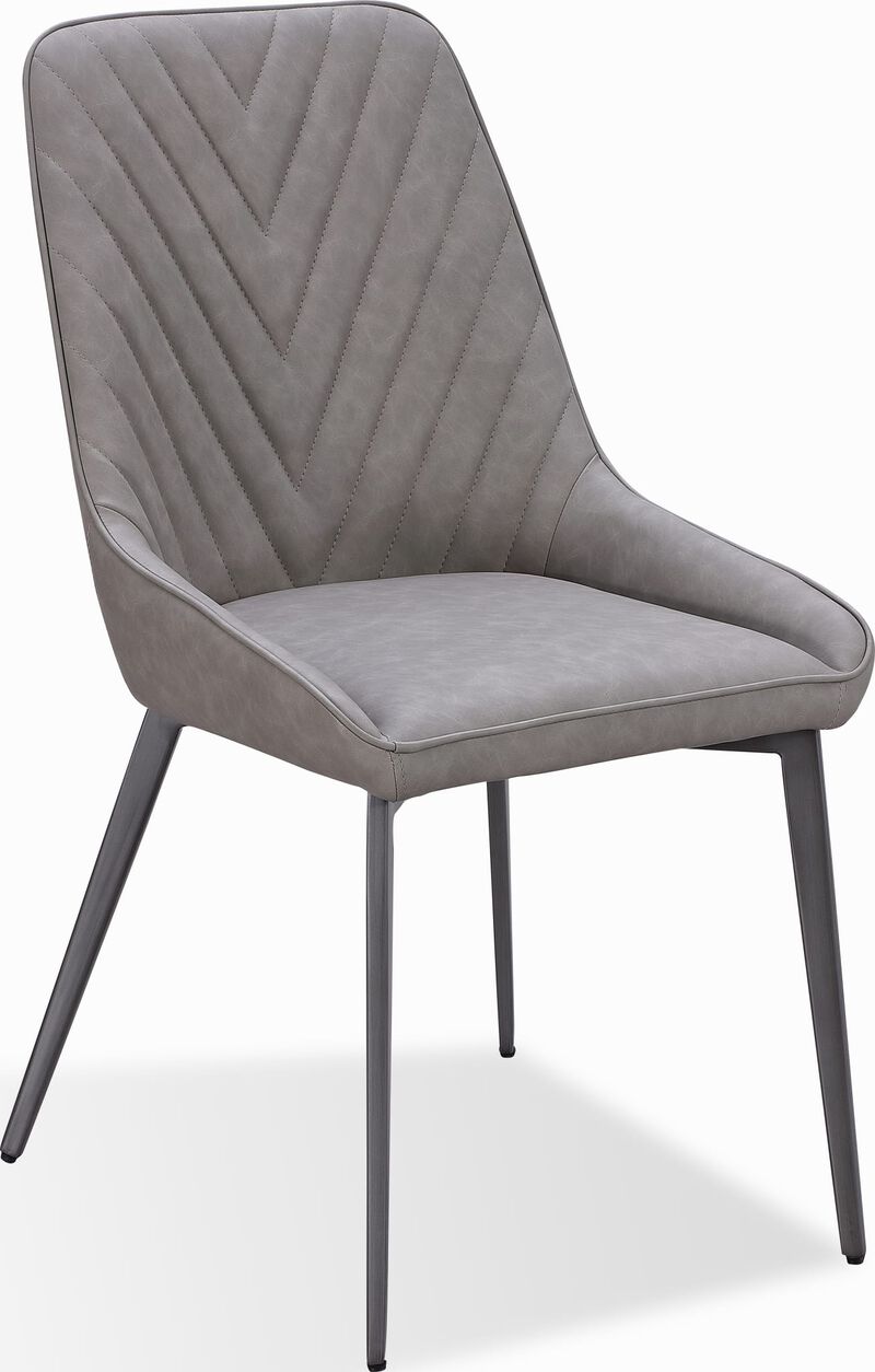 Lucia Metal Leg Upholstered Dining Chair
