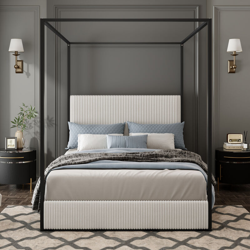 Metal Canopy Bed image number 2