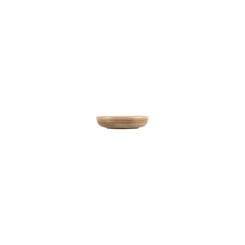 Terra Pott dia.4.25" h:1" 4 oz. Round Brown Vitrified Bowl (Set of 4) image number 2