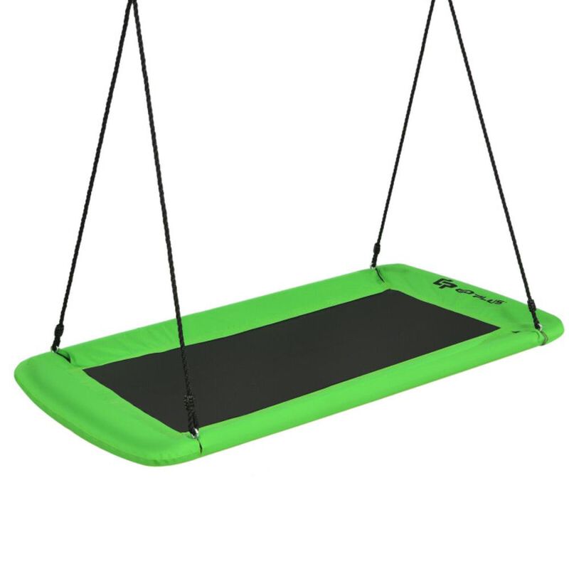 Hivvago Platform Tree Swing Outdoor with  2 Hanging Straps