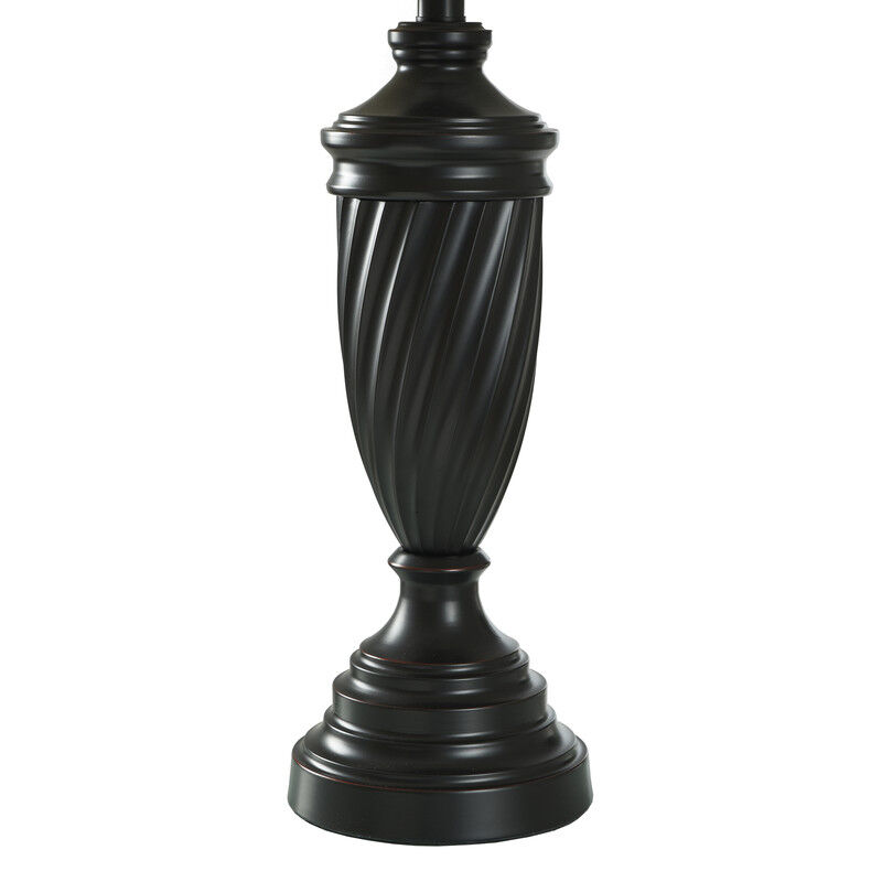 Twist Black Table Lamp Set