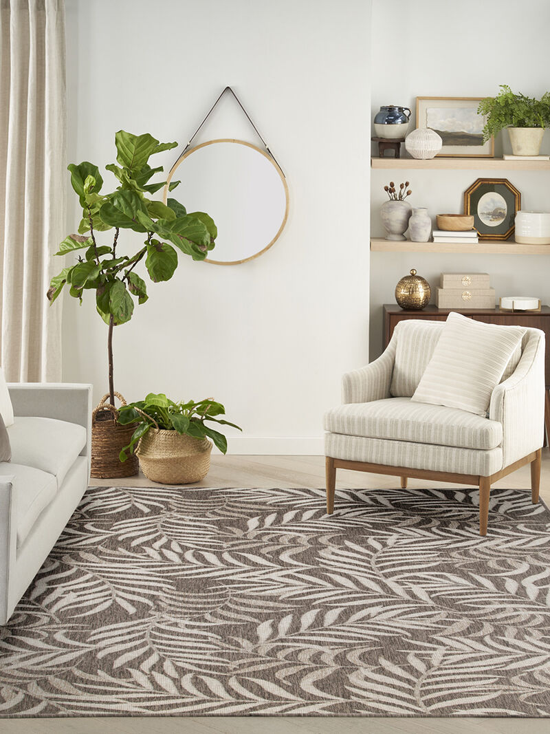 Garden Oasis GOA01 Mocha 9' x 12' Rug