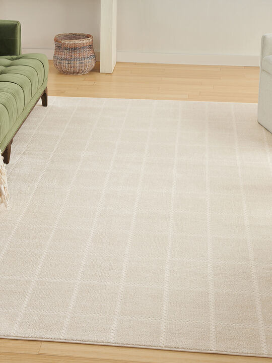 Serenity Home SRH05 Ivory/Cream 9' x 12' Rug