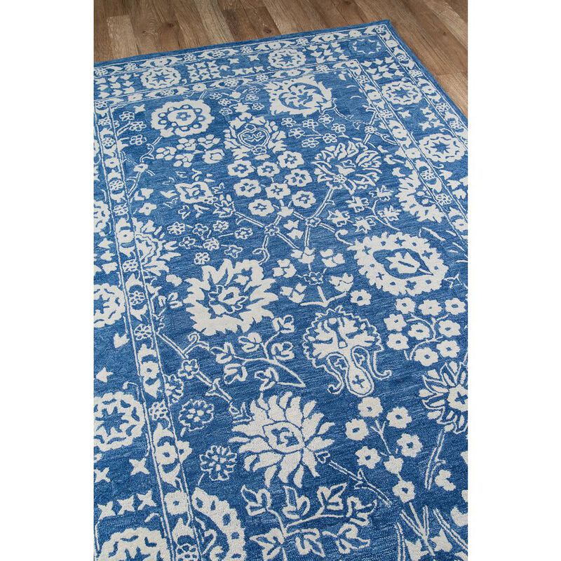 Momeni Traditional Rectangle Area Rug, Blue, 2' X 3'