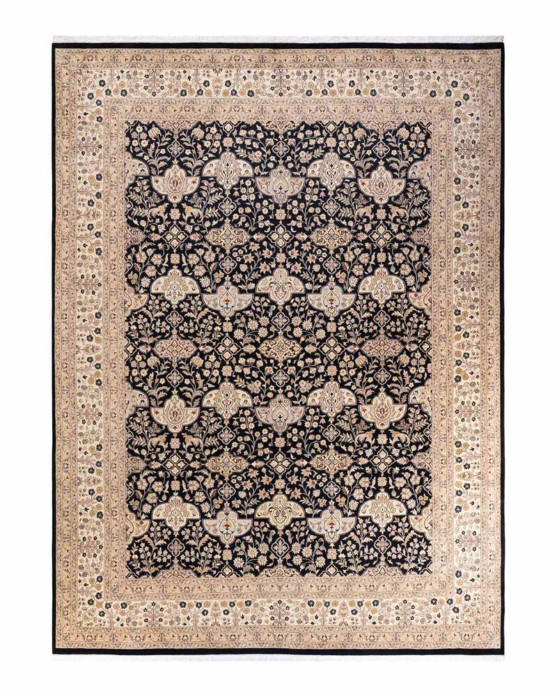 Mogul, One-of-a-Kind Hand-Knotted Area Rug  - Black, 9' 1" x 12' 4" image number 1