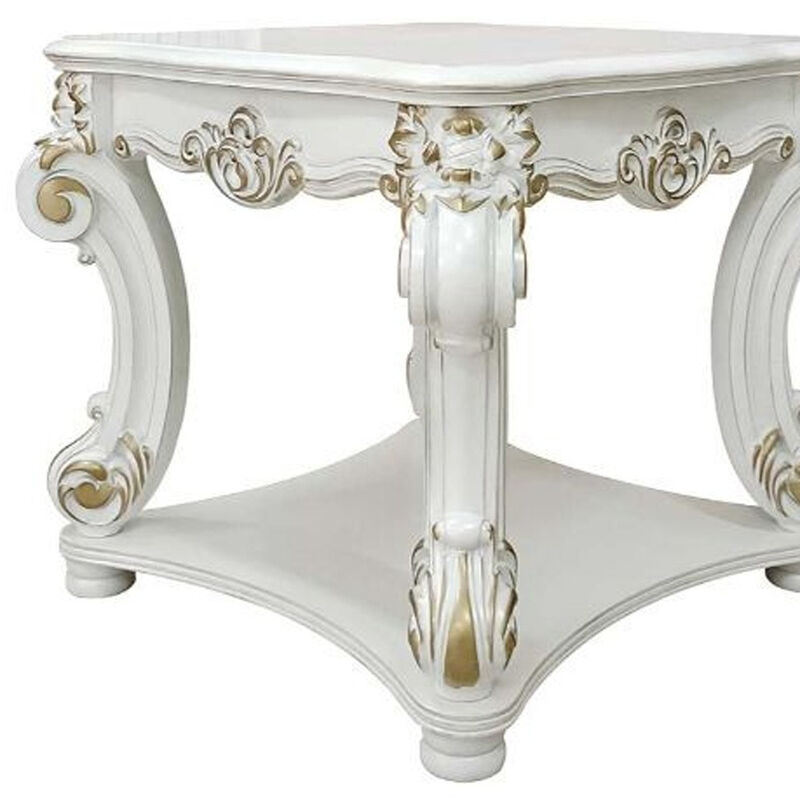 Minimalist Wooden Square Side Table, Ideal Accent Table for Small Spaces image number 2