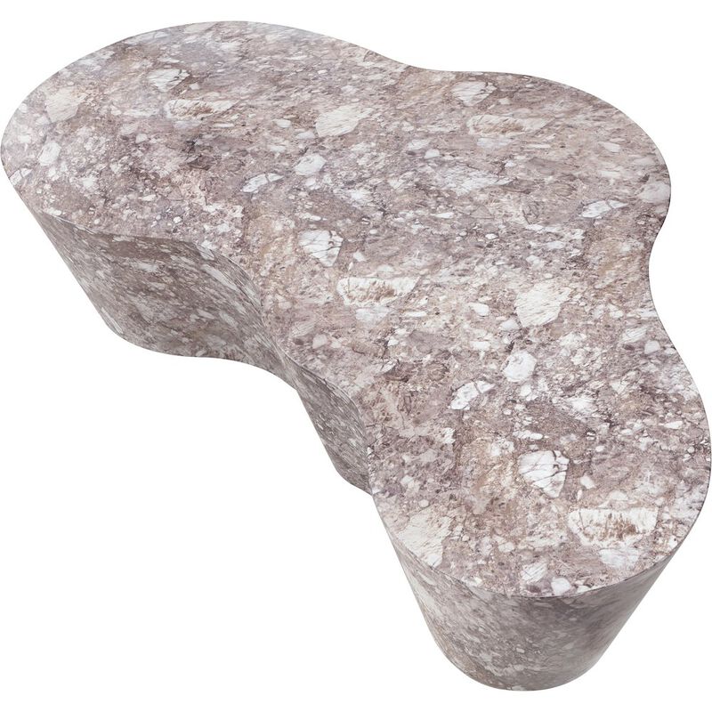 Meridian Furniture Monza Brown Marble Finish Concrete Coffee Table