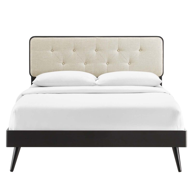 Modway - Bridgette Full Wood Platform Bed with Splayed Legs image number 4