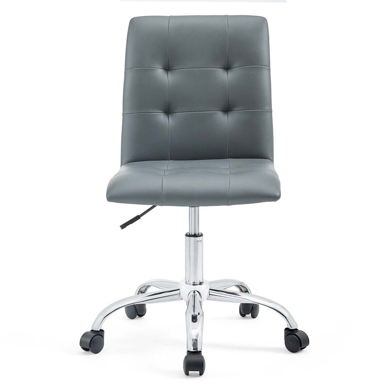 Modway Furniture - Prim Armless Mid Back Office Chair Orange image number 0