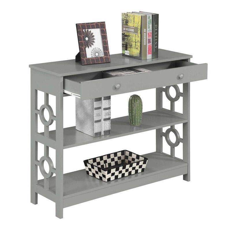 Convenience Concepts Ring 1 Drawer Console Table