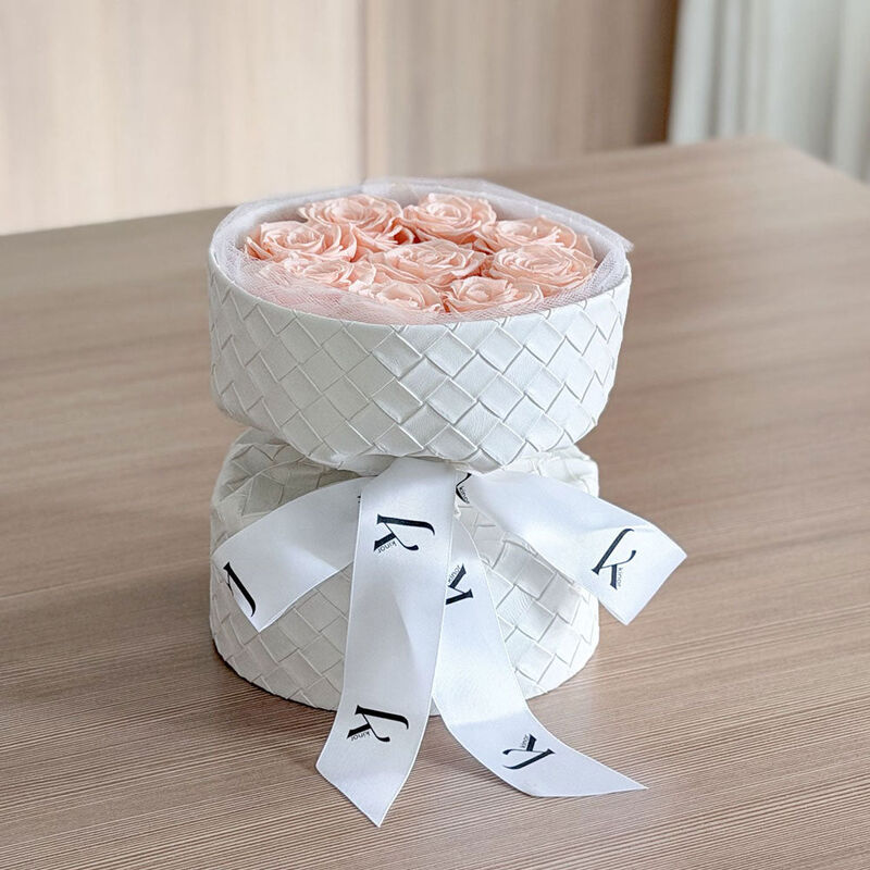 Leather Bouquet with Preserved Roses image number 1