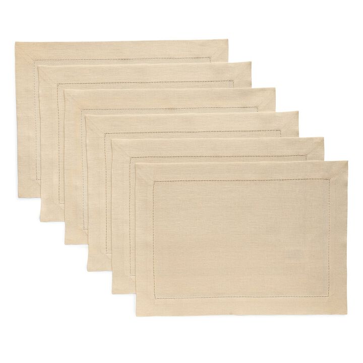 Linen Placemats - Classic Hemstitch