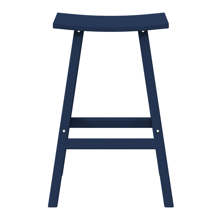 WestinTrends Westintrends 29" height Outdoor / Patio Saddle bar stool