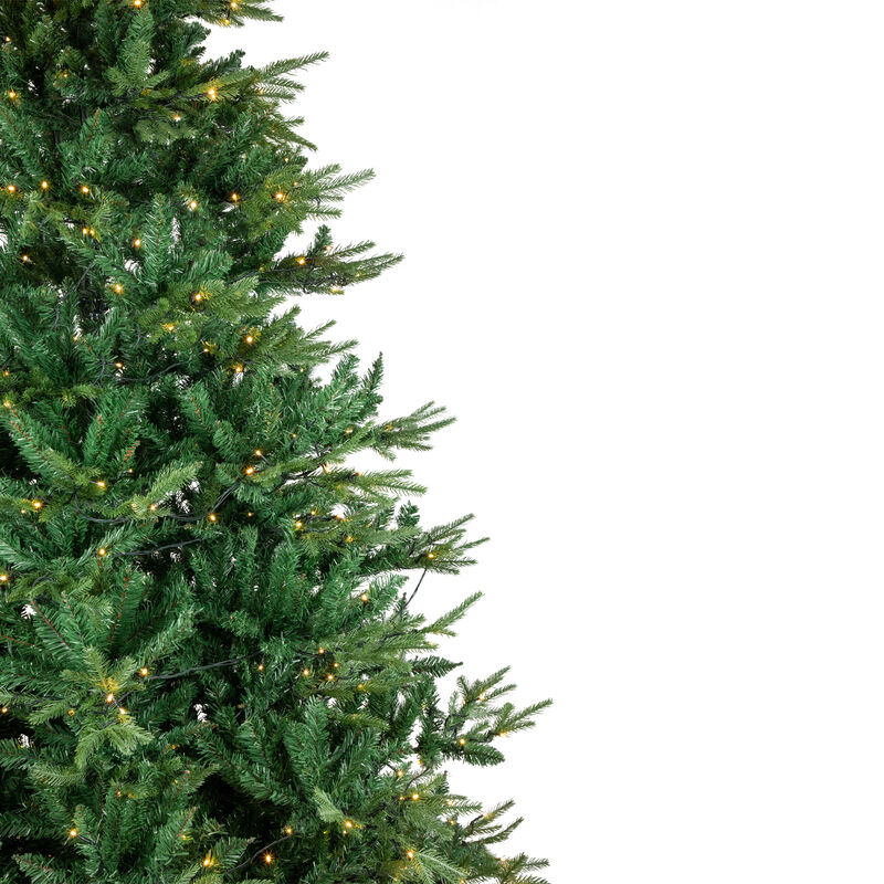7.5' Pre-Lit Juniper Pine Artificial Christmas Tree  Warm White LED Lights image number 4