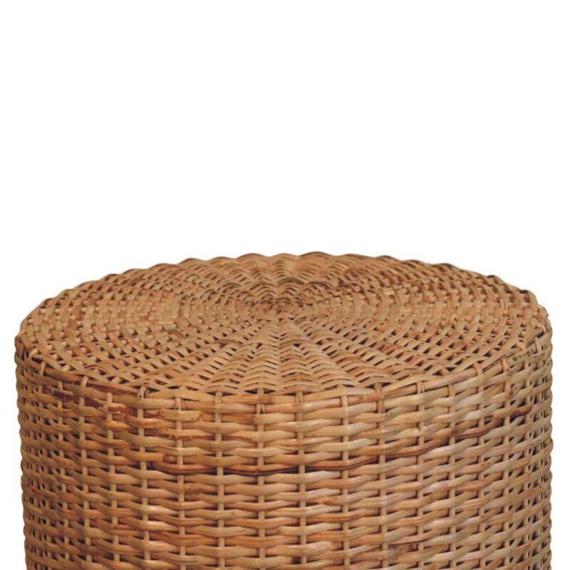 Artisan Furniture Solid Wood Regency Round Woven Stool image number 3