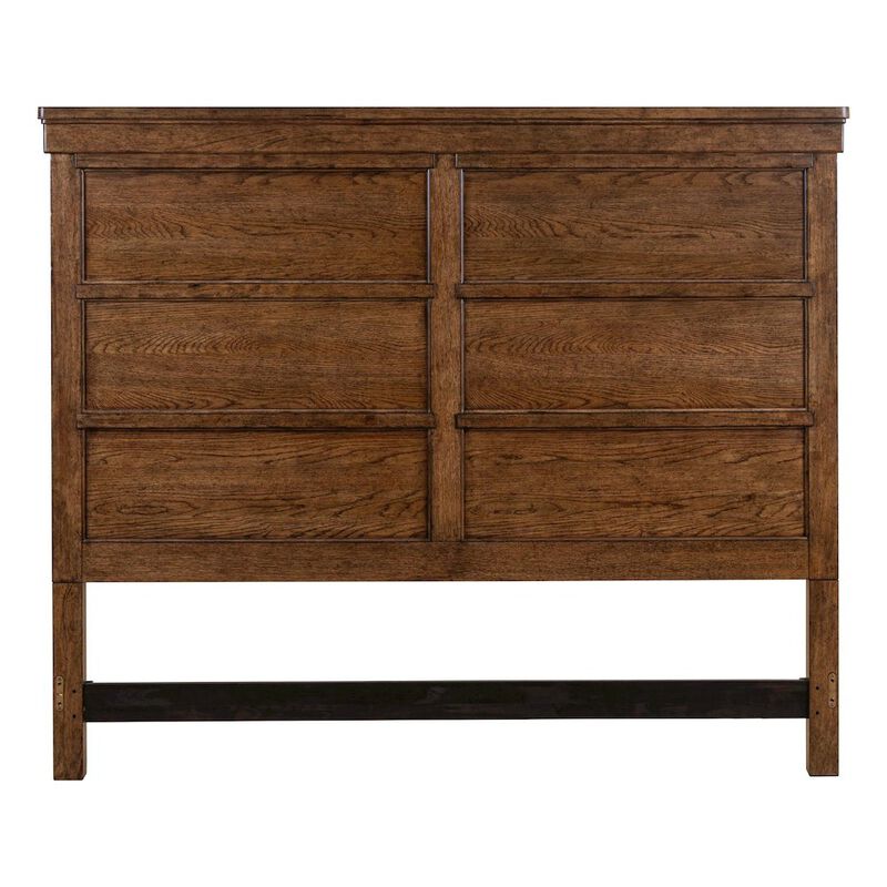 Liberty Furniture Carolina Park Queen Panel Headboard for Bed Frame Transitional - Amber Brown image number 2