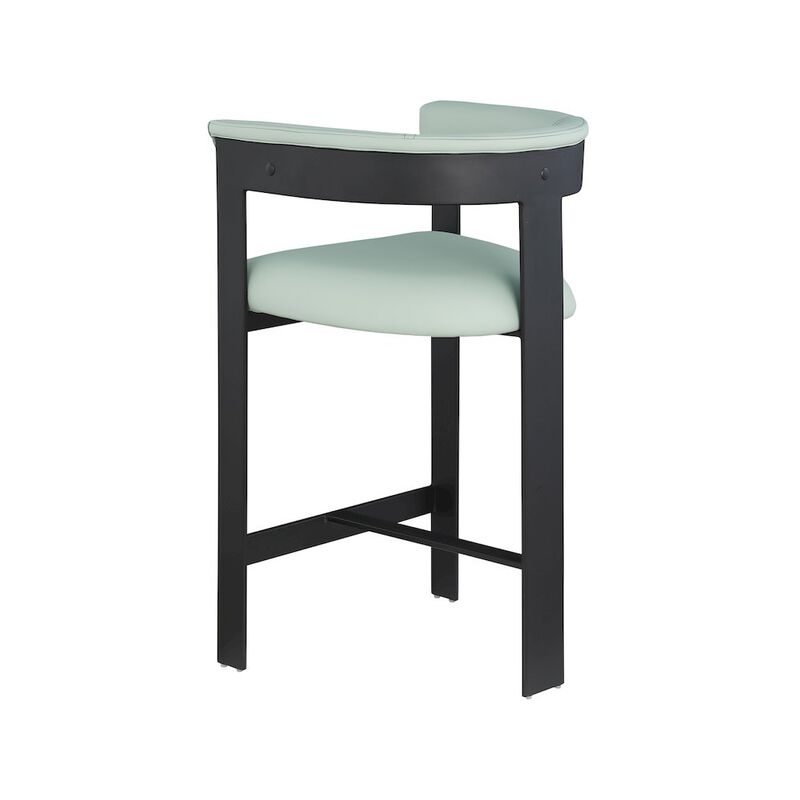 Meridian Furniture Romeo Vegan Leather Counter Stool, Set of 2