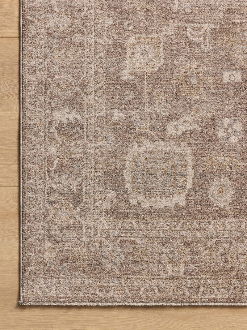 Louisa LOI03 Taupe/Ivory 7'10" x 10' Rug by Chris Loves Julia x Loloi