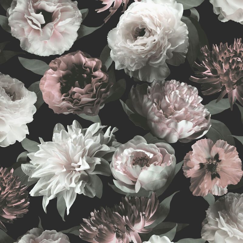 Contessa Blush Flowers Wallpaper image number 0