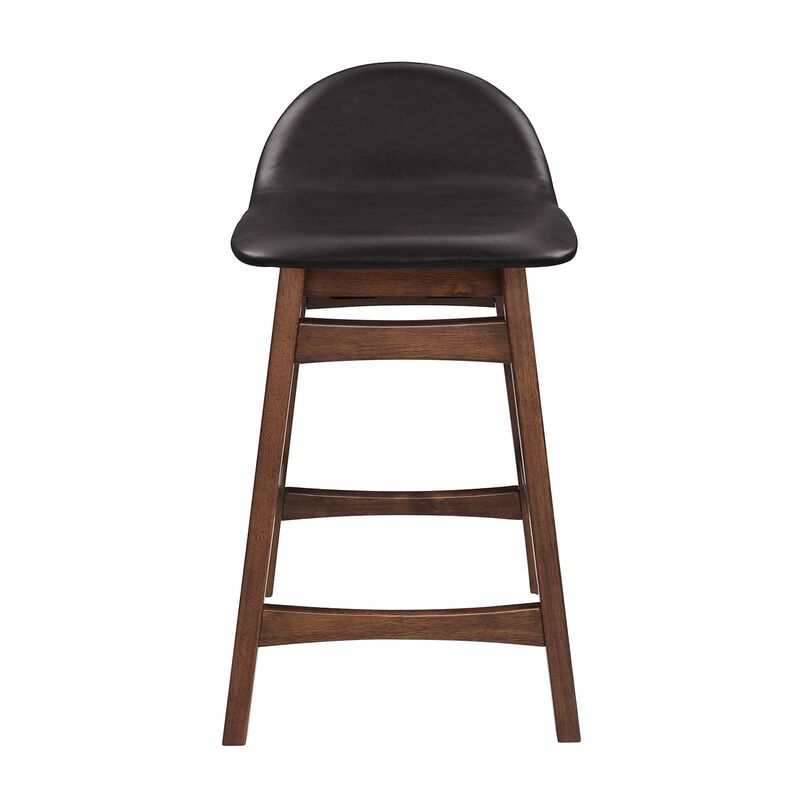Modway EEI-6556-BRN Juno Wood Counter Stool - Set of 2, Brown image number 5