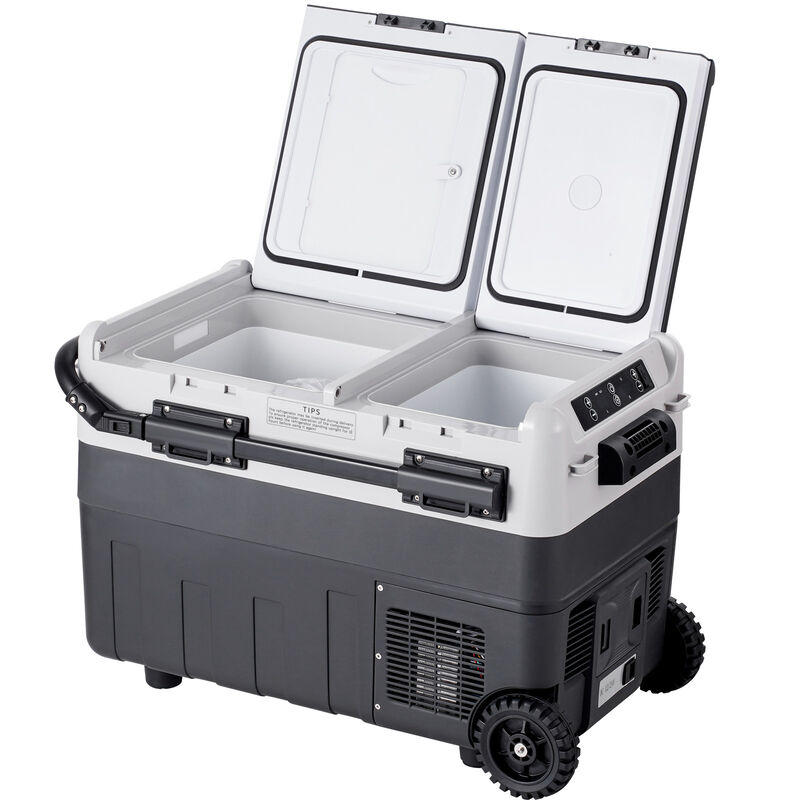 VEVOR Portable Car Refrigerator Freezer Compressor 50 L Dual Zone for Home Car image number 8