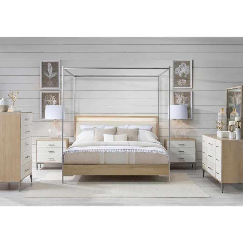 Legacy Classic Biscayne Mirror Beveled, Malabar with Alabaster Fronts