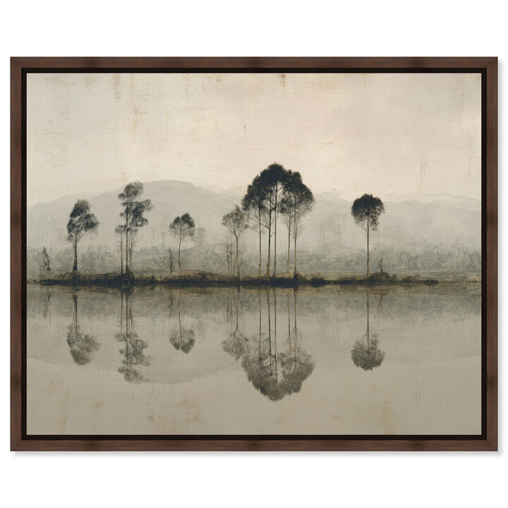 River Glass I Nature and Landscape Canvas Print by Oliver Gal