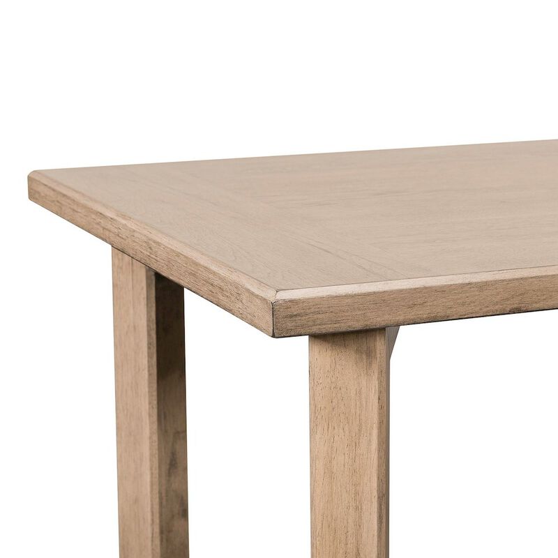 Liberty Furniture Living Room Sofa Table Center Trestle Display Shelf - Barley Buff Birch Wood image number 5