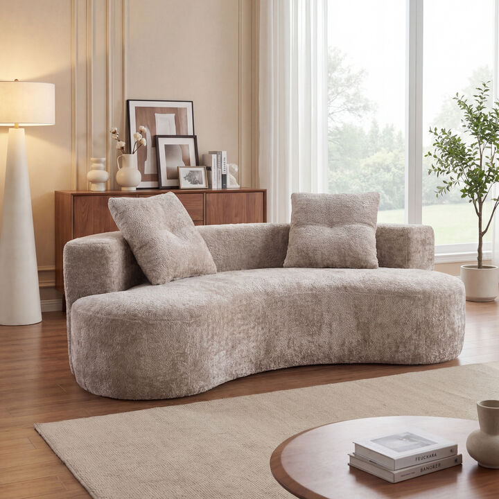 Furkco 79.5" 3 Floor Sofa