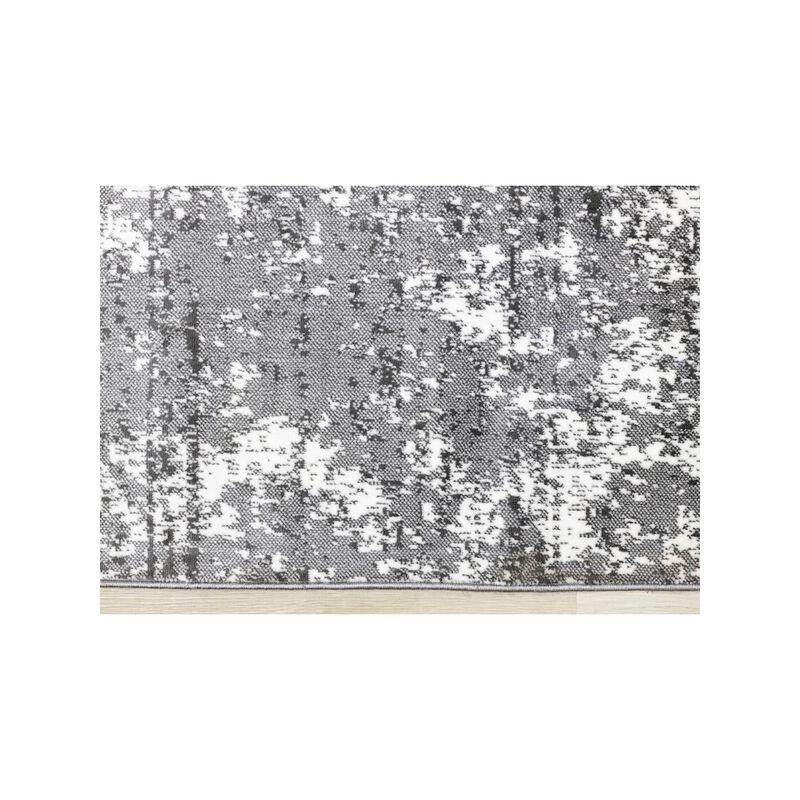 Novelle Home Classic Carpet Grey Polyester 5x7 Rug, Distressed Rug for Living Room image number 2