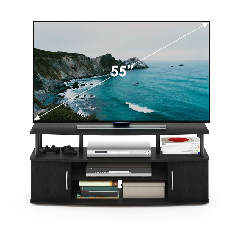 Furinno Furinno JAYA Large Entertainment Center Hold up to 50-IN TV, 15113BKW