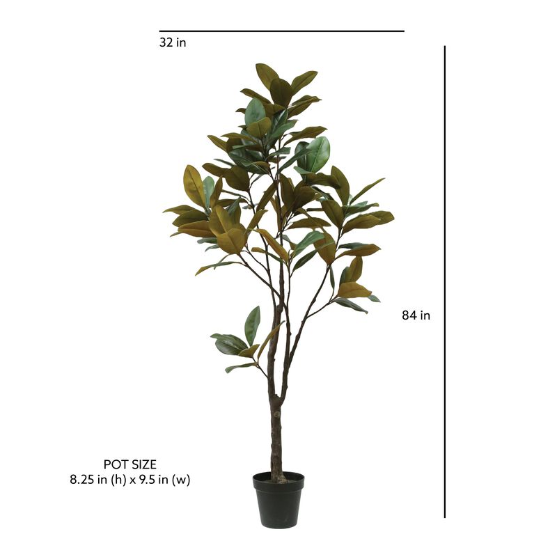 7' Artificial Magnolia Tree image number 7