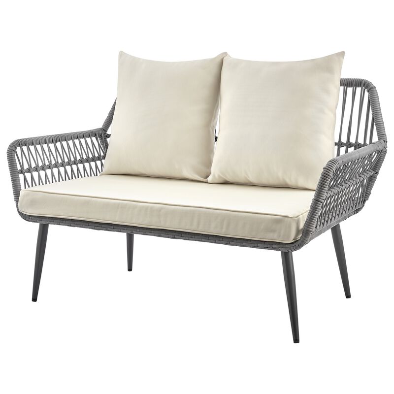 Portofino Cream 4-Piece Patio Set