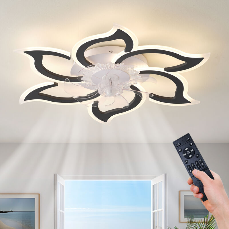 ELEMENT ACE Modern Ceiling Fan with Remote Control, 6 Speed Settings and Adjustable Lighting image number 4