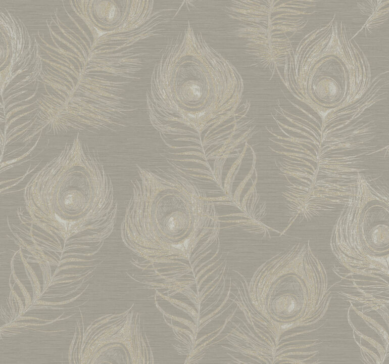 Regal Peacock Mink Wallpaper