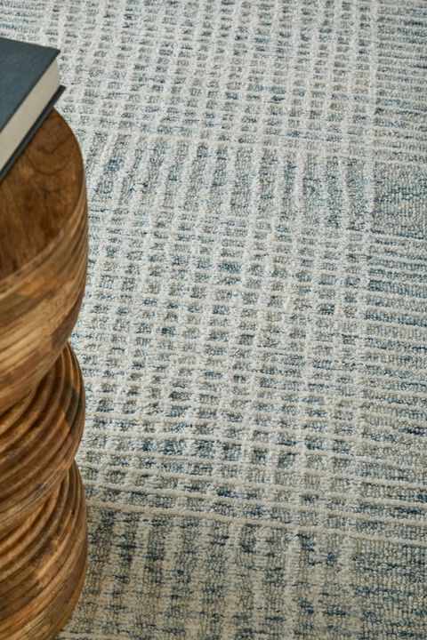 Winston 8B04F Blue/Ivory 9' x 12' Rug