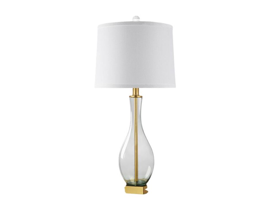 27 Inch Touch Control Glass Table Lamps Set of 2 with USB