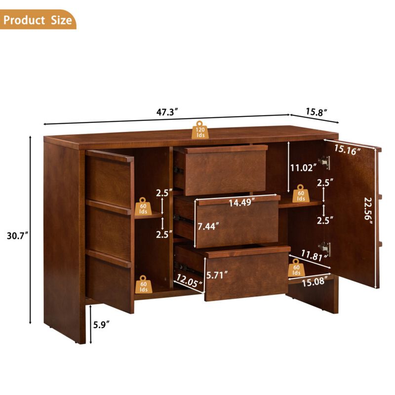 Tegjil Modern Sideboard Cabinet image number 9